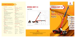 Industriële mobiele kranen Escorts Hydra NXT 13