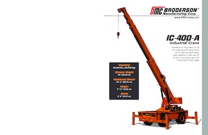 Industriële mobiele kranen Broderson IC-400