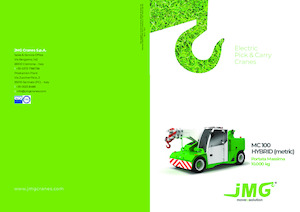 Industriële mobiele kranen JMG MC 100HY