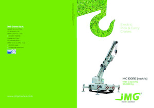Industriële mobiele kranen JMG MC 100RE