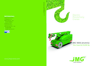 Industriële mobiele kranen JMG MC 100S
