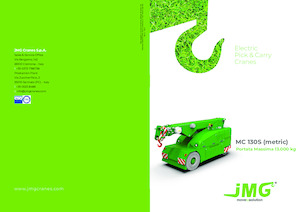 Industriële mobiele kranen JMG MC 130S