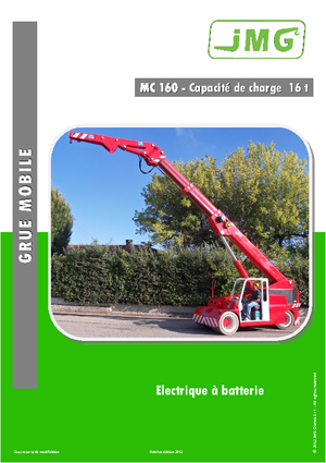 Industriële mobiele kranen JMG MC 160