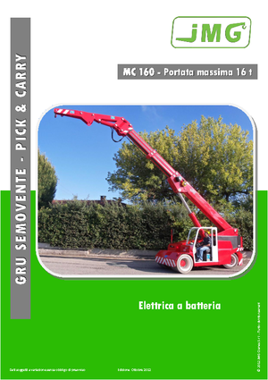 Industriële mobiele kranen JMG MC 160