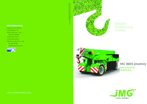 Industriële mobiele kranen JMG MC 180S