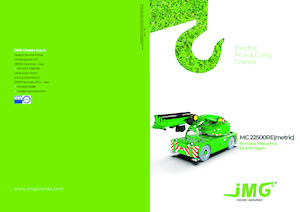 Industriële mobiele kranen JMG MC 22500RE