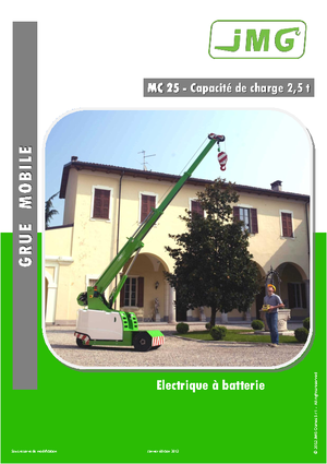 Industriële mobiele kranen JMG MC 25