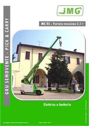 Industriële mobiele kranen JMG MC 25