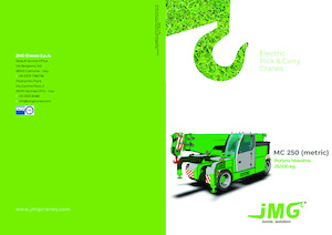 Industriële mobiele kranen JMG MC 250