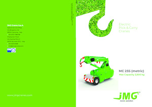 Industriële mobiele kranen JMG MC 25S