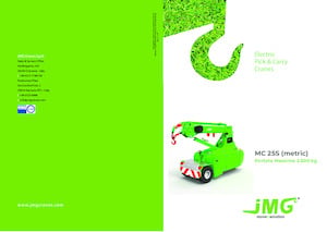 Industriële mobiele kranen JMG MC 25S