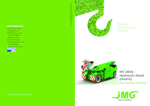 Industriële mobiele kranen JMG MC 300S HY
