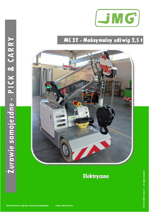 Industriële mobiele kranen JMG MC 32