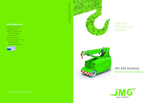 Industriële mobiele kranen JMG MC 32S