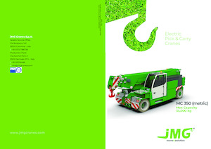 Industriële mobiele kranen JMG MC 350  