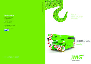 Industriële mobiele kranen JMG MC 350S 