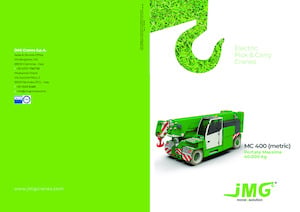 Industriële mobiele kranen JMG MC 400
