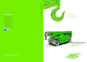 Industriële mobiele kranen JMG MC 400S