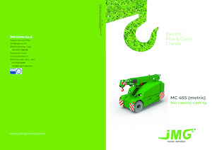 Industriële mobiele kranen JMG MC 45S