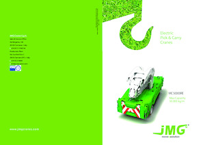 Industriële mobiele kranen JMG MC 50000RE