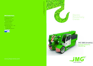 Industriële mobiele kranen JMG MC 580 