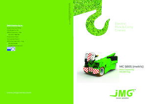 Industriële mobiele kranen JMG MC 580S