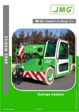 Industriële mobiele kranen JMG MC 60