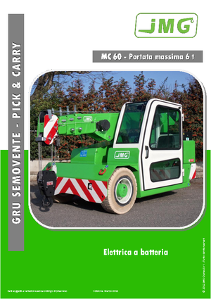 Industriële mobiele kranen JMG MC 60
