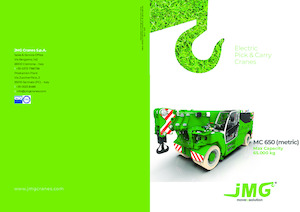 Industriële mobiele kranen JMG MC 650