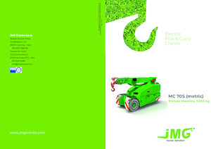 Industriële mobiele kranen JMG MC 70S