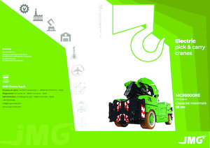 Industriële mobiele kranen JMG MC 95000RE