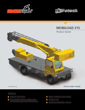 Industriële mobiele kranen Til MOBILOAD 315