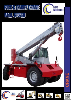 Industriële mobiele kranen Cams SP260