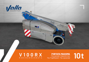 Industriële mobiele kranen Valla V100RX