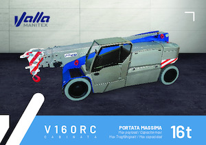 Industriële mobiele kranen Valla V160RC