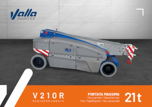 Industriële mobiele kranen Valla V210R