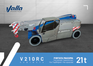 Industriële mobiele kranen Valla V210RC