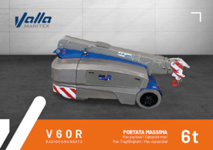 Industriële mobiele kranen Valla V60R