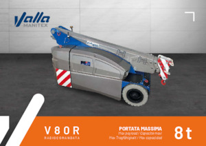 Industriële mobiele kranen Valla V80R