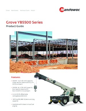 Industriële mobiele kranen Grove YB5515