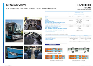 Intercity bussen Iveco Crossway LE Line 10,8m