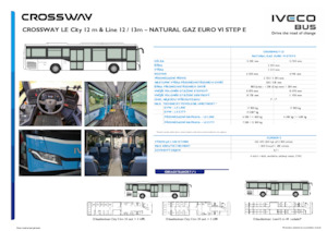 Intercity bussen Iveco Crossway LE Line 13m 