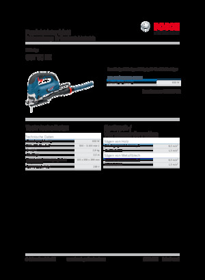 Decoupeerzagen Bosch GST 90 BE