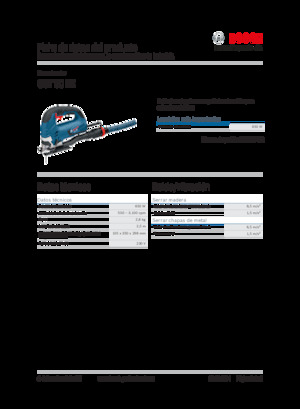 Decoupeerzagen Bosch GST 90 BE
