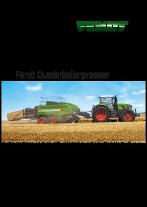 Vierkante-balenpersen Fendt 990 SP