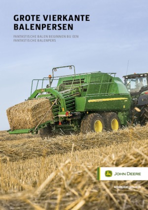 Vierkante-balenpersen John Deere 1424 C