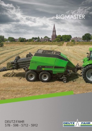 Vierkante-balenpersen DEUTZ-FAHR BigMaster 5712