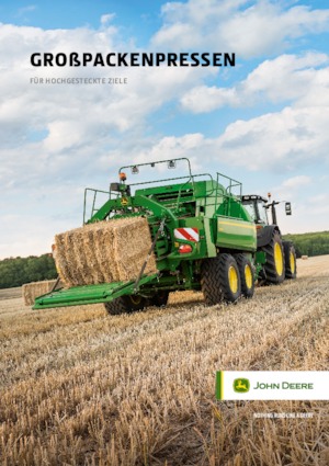 Vierkante-balenpersen John Deere L624 
