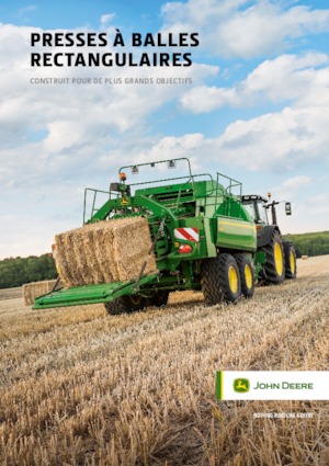 Vierkante-balenpersen John Deere L624 