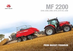 Vierkante-balenpersen Massey Ferguson MF 2290TP